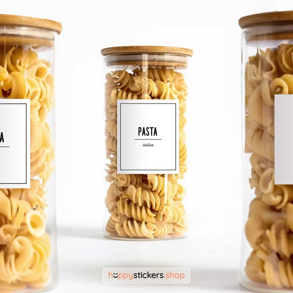 36 Labels • Brandbe Minimalist Pantry for Kitchen Storage • Organization Labels - Picture 3 of 17